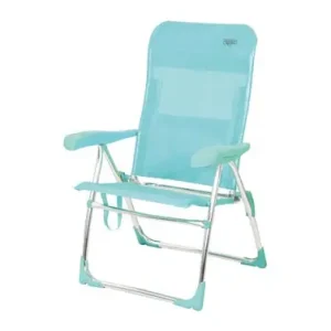 SILLA ALTA POSICIONES ALUMINIO PLAYAMULTIFIBRA VERDE TURQUESA Popular