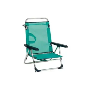 Oferta SILLA POSICIONES ALUMINIO PLAYA BASICFIBRELINE AZUL