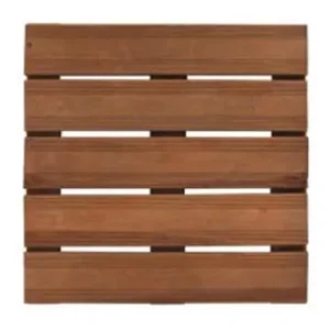 TARIMA LAMAS MADERA BOLENIA MARRON 50 X 50 CM Liquidación