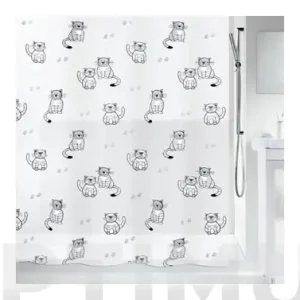 Envío Internacional CORTINA BAÑO PEVA 180X200GERY GREY