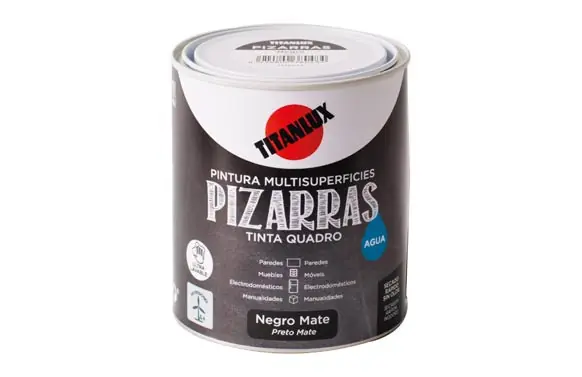 ESMALTE PIZARRAS AL AGUA 750ML NEGRO Artesanal