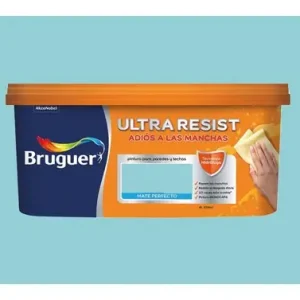 Envío Inmediato PINTURA PLASTICA INTERIOR ULTRARESIST4L AZUL TURQUESA