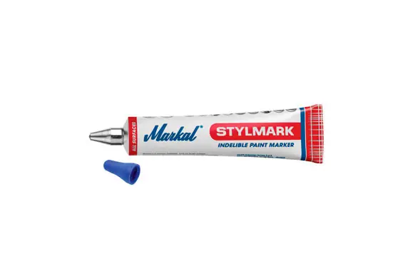 TUBO MARCAR PINTURA INDELEBLEØ 3 MM AZUL Mejor Calidad