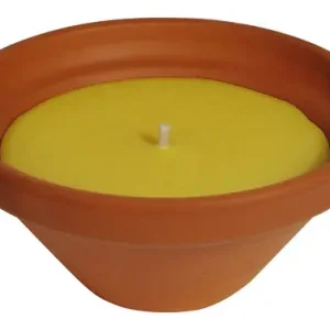 VELA CITRONELA CUENCO TERRACOTAØ155 X 70 MM Súper Precio