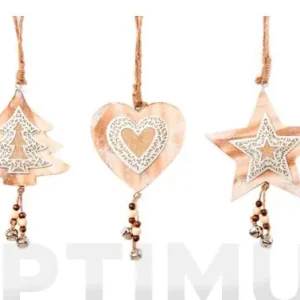 COLGANTE NAVIDAD MADERA METAL10X10/3 SURTIDOS Precio De Fábrica