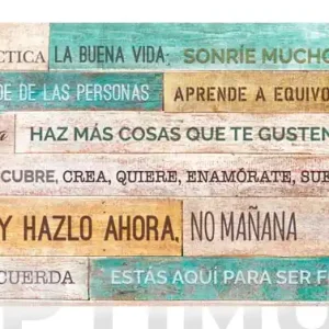 Oferta De Temporada ALFOMBRA VINILICA CROMA 45X75 CMTXT SONRIE