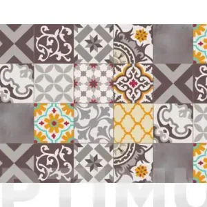 Tendencia ALFOMBRA VINILICA CROMA 80X150 CMPATCH GRIS AMBAR