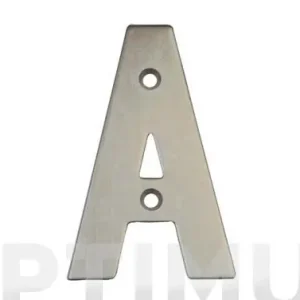 Alta Calidad PLACA 4 INOX 18/8 AMIG (BL)LETRA E