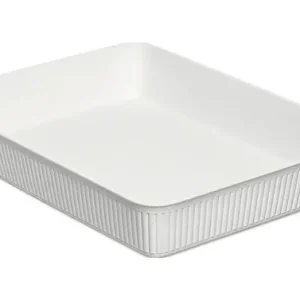 CESTA ORDENACION BAOBAB BLANCO25X33,5X5,5CM Directo De Fábrica