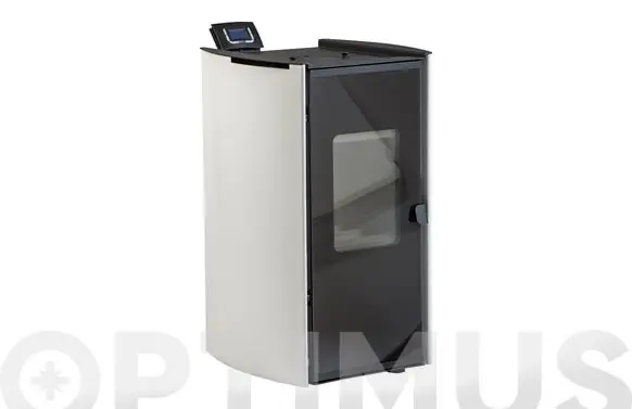 Máxima Calidad ESTUFA PELLET 9KW TMC810 GLASSBLANCO