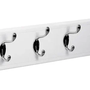 PERCHA PARED 4 GANCHOS PIELCROMO BRILLANTE Envío Gratis