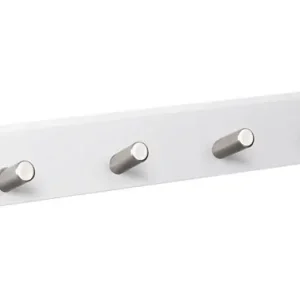 Premium PERCHA PARED 4 POMOS INCLINADOSBLANCO INOX