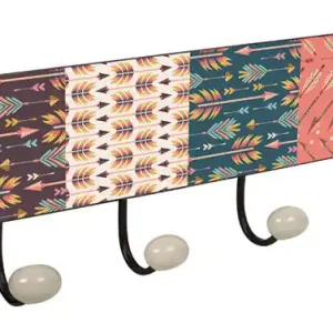 PERCHA PARED 4 POMOS METAL/PORCELANAFLECHAS Comprar En Línea