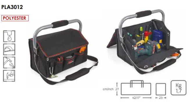 BOLSA PARA HERRAMIENTAS PLANO PLA3012 Precio Bajo