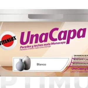 Auténtico PINTURA PLASTICA MATE UNA CAPAMALVA SUAVE 4 L