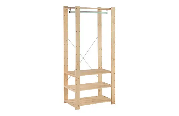 Solo Hoy ESTANTERIA VESTIDOR PINO REFORZADA174,2X76,7X43 CM