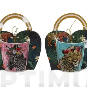 MUG PORCELANA SET REGALO ANIMAL36 CL SURTIDO Garantía Incluida