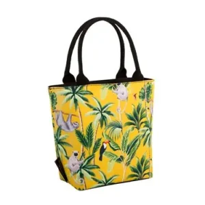 BOLSA PORTA ALIMENTOS TERMICA TROPICAL MOSTAZA Stock Limitado
