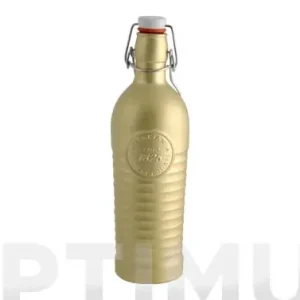 BOTELLA VIDRIO METALIZADAORO 1 L Tendencia