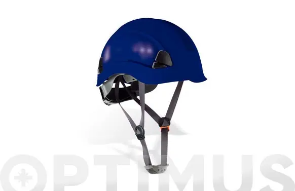 CASCO "EOLO" AZUL MARINO ABS CIERRE RULETAARNÉS TEXTIL 6 PUNTOS Y BARBIQUEJO Devolución Gratuita