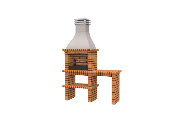 BARBACOA LADRILLO "BULNES"245 X 160 X 58 CM Certificado