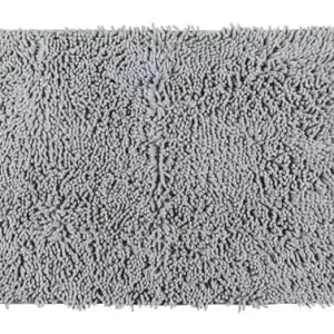 Novedad ALFOMBRA DE BAÑO CHENILLE GRIS CLARO50 X 80 CM