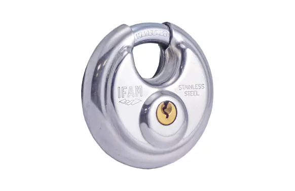 Original CANDADO CIRCULAR INOXIDABLE70 MM