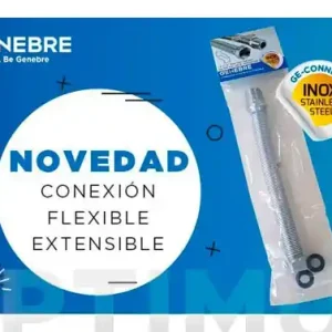 CONEXION FLEXIBLE GE-CONNECT EXTENSIBLEM1/2"-H1/2" DE 200 A 400 MM Liquidación