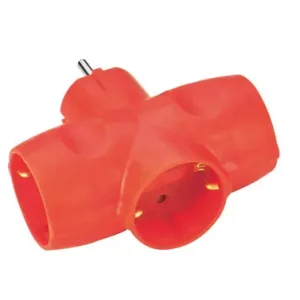 ADAPTADOR TRIPLE SCHUKO418360-SALMO Exclusivo