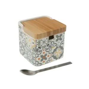AZUCARERO CERAMICA CON CUCHARILLAALFAMA - 8,5 X 8,7 CM Compra Hoy