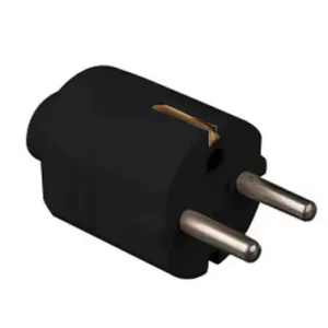 CLAVIJA CON SALIDA RECTA Y TT LATERAL250V NEGRO Imprescindible (Must-Have)