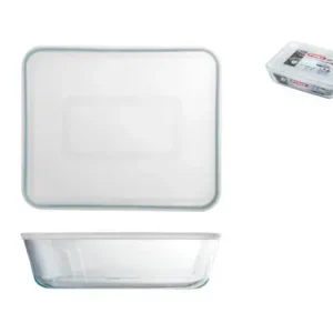CONTENEDOR PORTALIMENTOS VIDRIO PYREXRECTANGULAR - 0,8 L Exclusivo