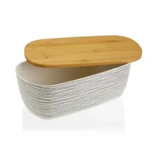 PANERA ACRILICA TAPA BAMBUBLACK LINE - 34,5 X 13,5 X 20 CM Solo Por Tiempo Limitado