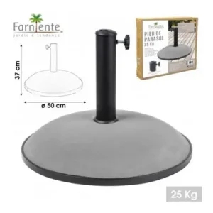 Últimas Unidades PIE PARASOL CEMENTO 25 KGGRIS CLARO