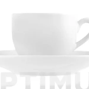 TAZA CAFE CON PLATO PORCELANA SWEDENBLANCO - 10 CL Premium