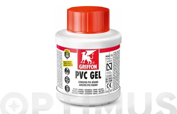 Solo Por Tiempo Limitado ADHESIVO PARA PVC RÍGIDO TIXOTROPICO GEL 250ML