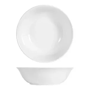 ENSALADERA PORCELANA GRABADO BLANCO 23 CM Barato
