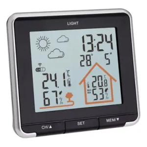 ESTACION METEO DIGITAL NEGRO SENSOR DE TEMPERATURA Novedad