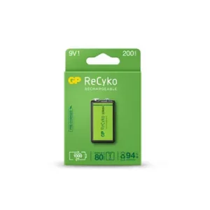 Súper Precio PILA RECARGABLE RECYKO (BL1) 9 V 6LR661 200MAH