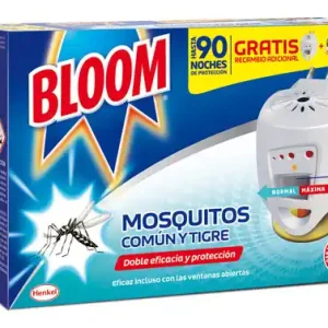 BLOOM ELÉCTRICO MOSQUITOS COMÚN Y TIGRE 2 RECAMBIOS INCLUIDOS Auténtico