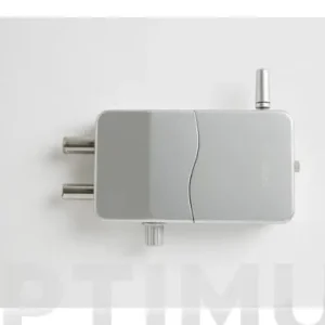 CERRADURA INVISIBLE CON ALARMA PLATA Profesional
