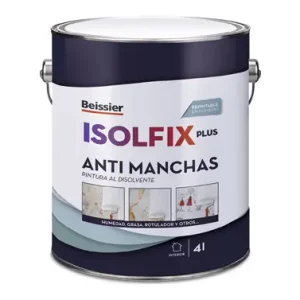 PINTURA ANTIMANCHAS ISOLFIX PLUS 4L BLANCO Premium