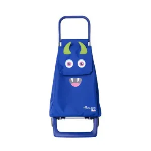CARRO COMPRA INFANTIL MONSTER 2R AZUL Bestseller