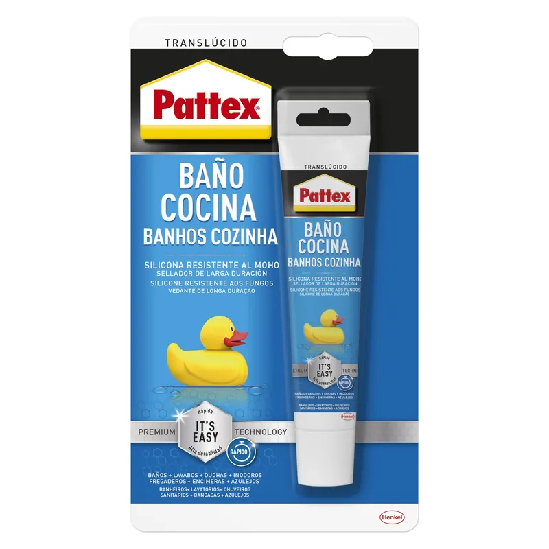 SILICONA BAÑOS Y COCINAS FACIL 50 ML TRANSPARENTE Mejor Calidad