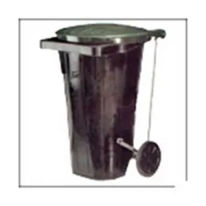 CUBO CON ASA PLASTICO NEGRO 20 L Precio Económico