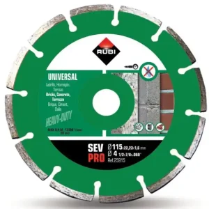 DISCO DIAMANTE CORTE SECO GENERAL OBRA SEGMENTADO Ø 115 MM PRO Stock Limitado