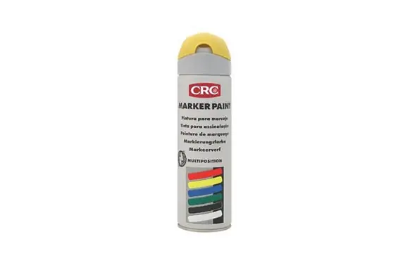 MARCADOR DE PINTURA PARA OBRAS MARKERPAINT 500 ML AMARILLO CONSTRUCCIÓN Máxima Calidad