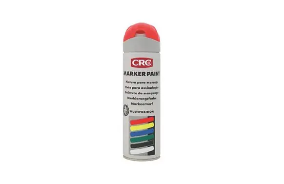 Edición Limitada MARCADOR DE PINTURA PARA OBRAS MARKERPAINT 500 ML ROJO FLUO