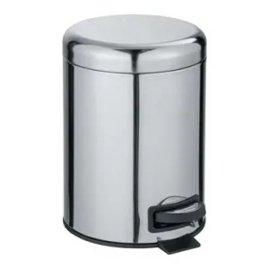 Novedad CUBO BAÑO CON PEDAL INOX BRILLANTE 5 L
