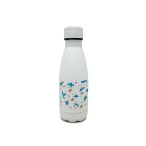BOTELLA INOX TERMO DECORADA 350 ML - PITUFOS AZUL Envío Gratis